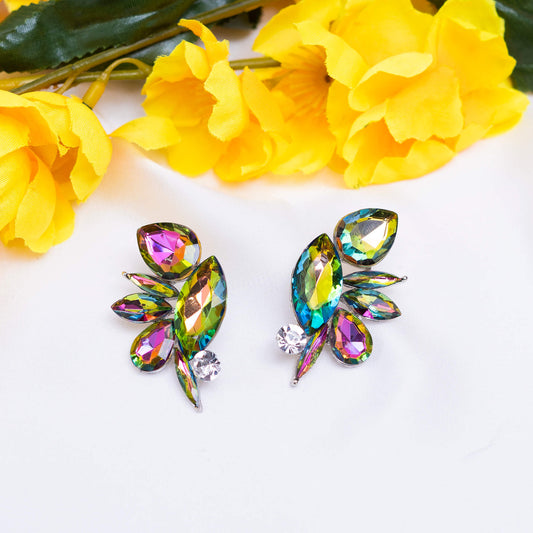 Multi Colored Crystals Earrings