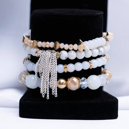 White N Gold Bracelet