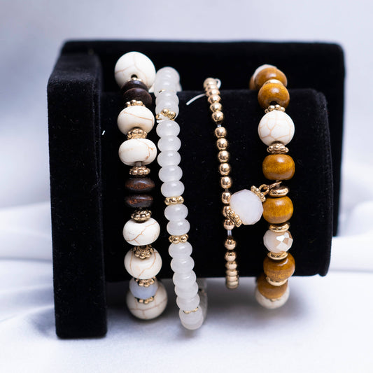 White N Brown Bracelet