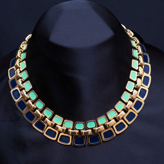 Multi Colored Necklace Set
