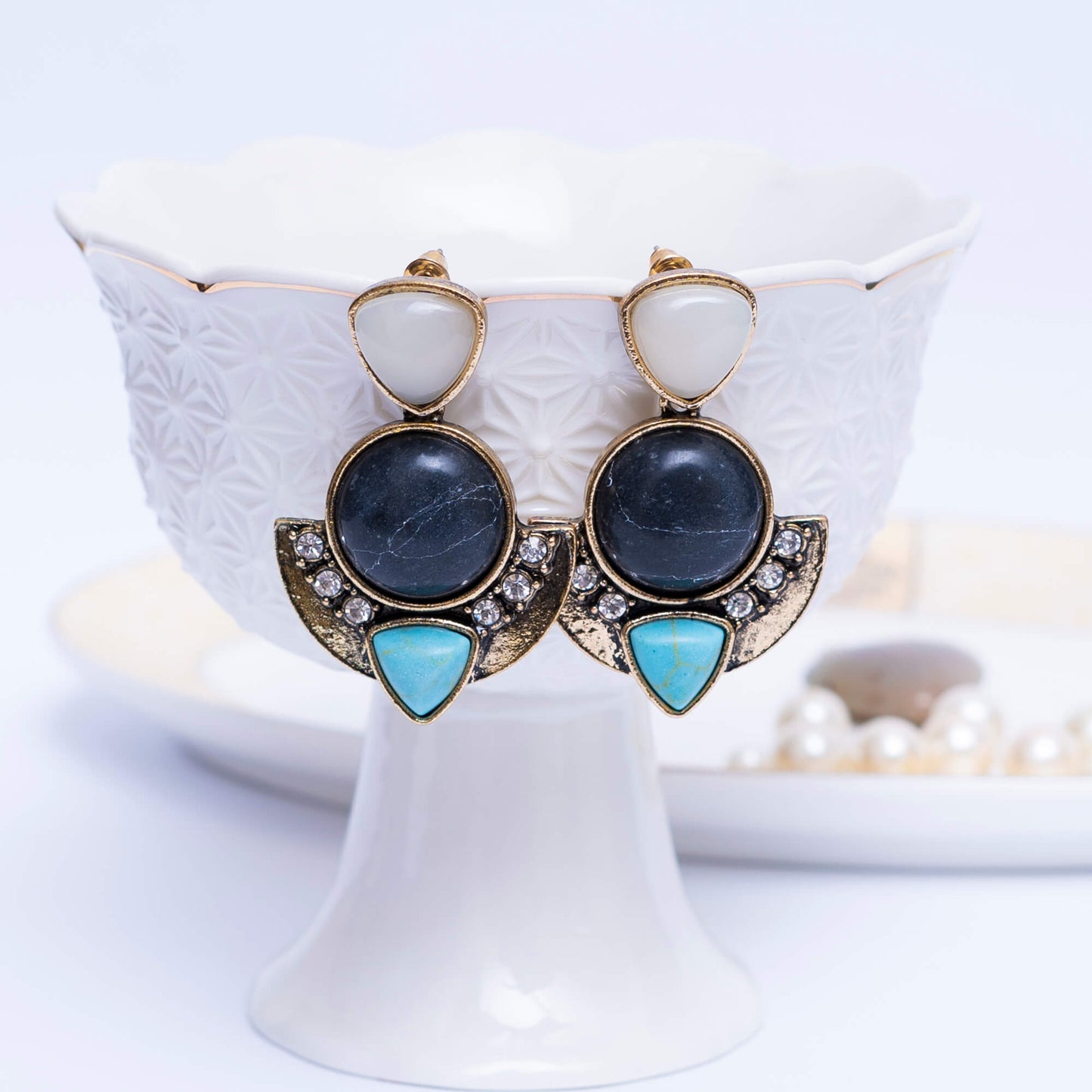 Antique Multi Colored Earrings