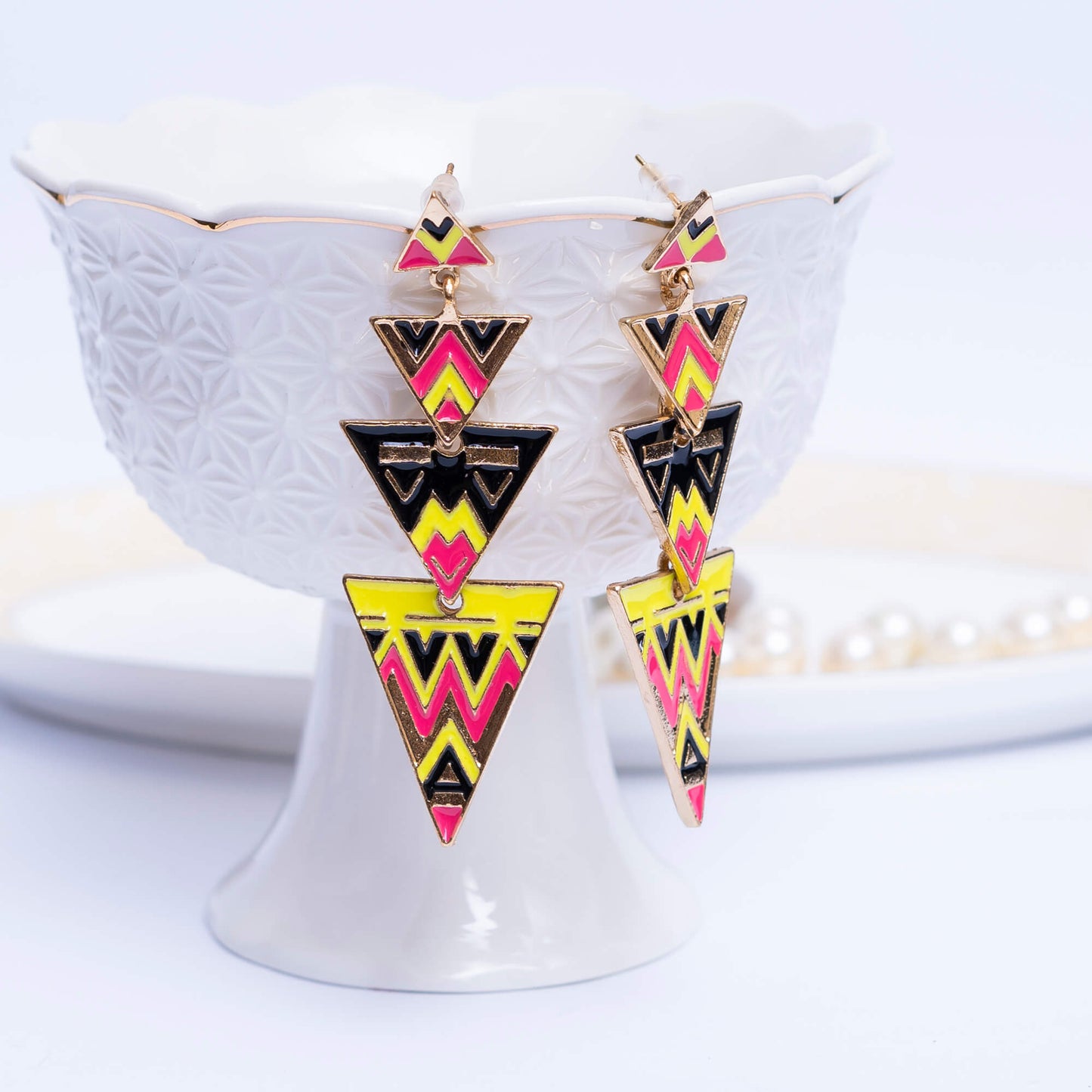 Yellow Falls earrings