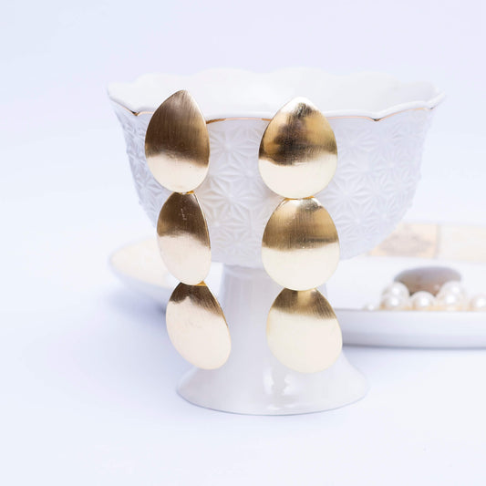 Golden Falling Earrings