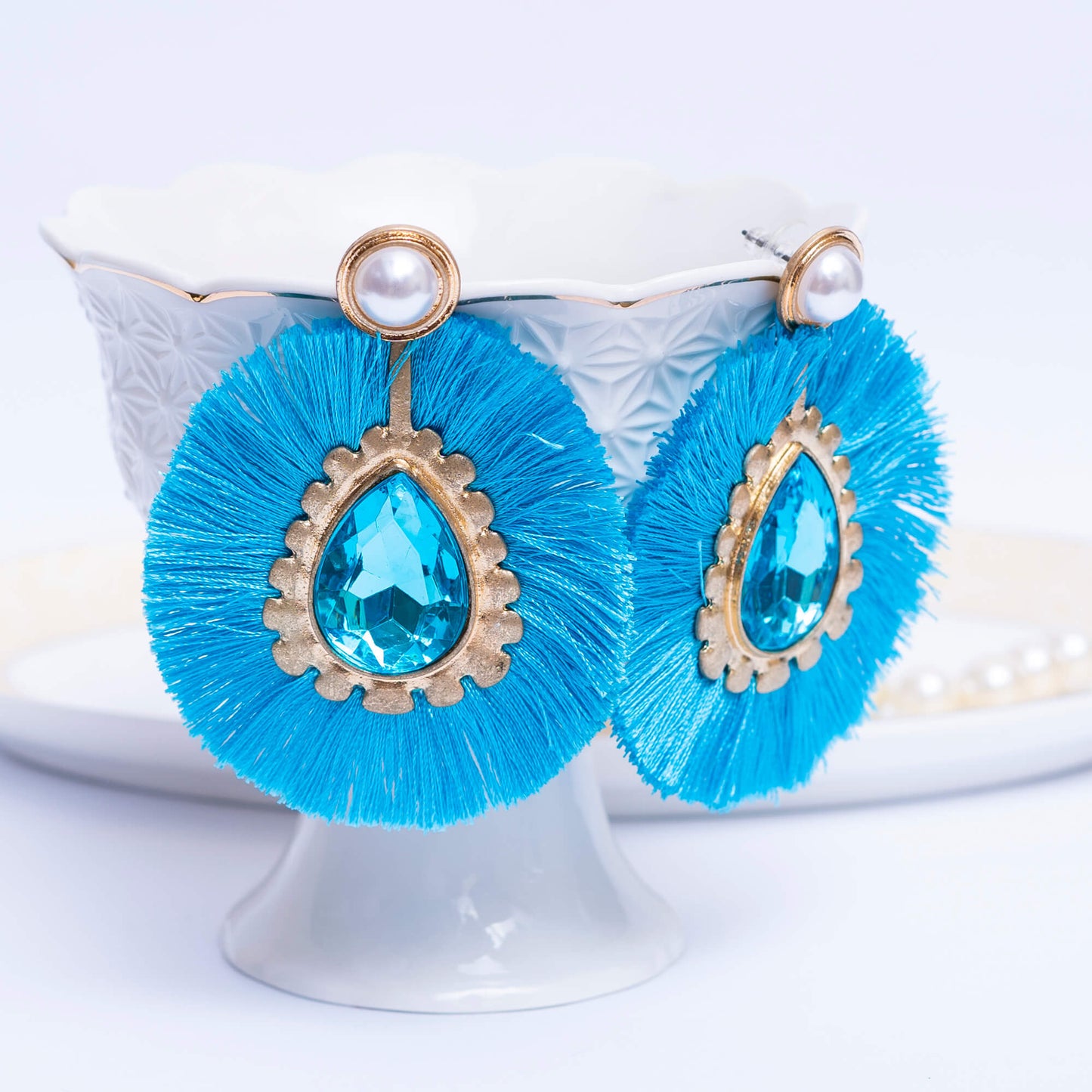 Cyan Earrings