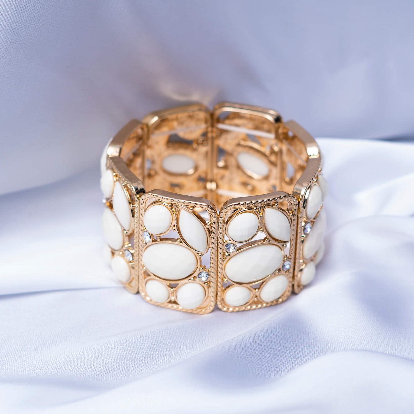 White N Golden Bracelet