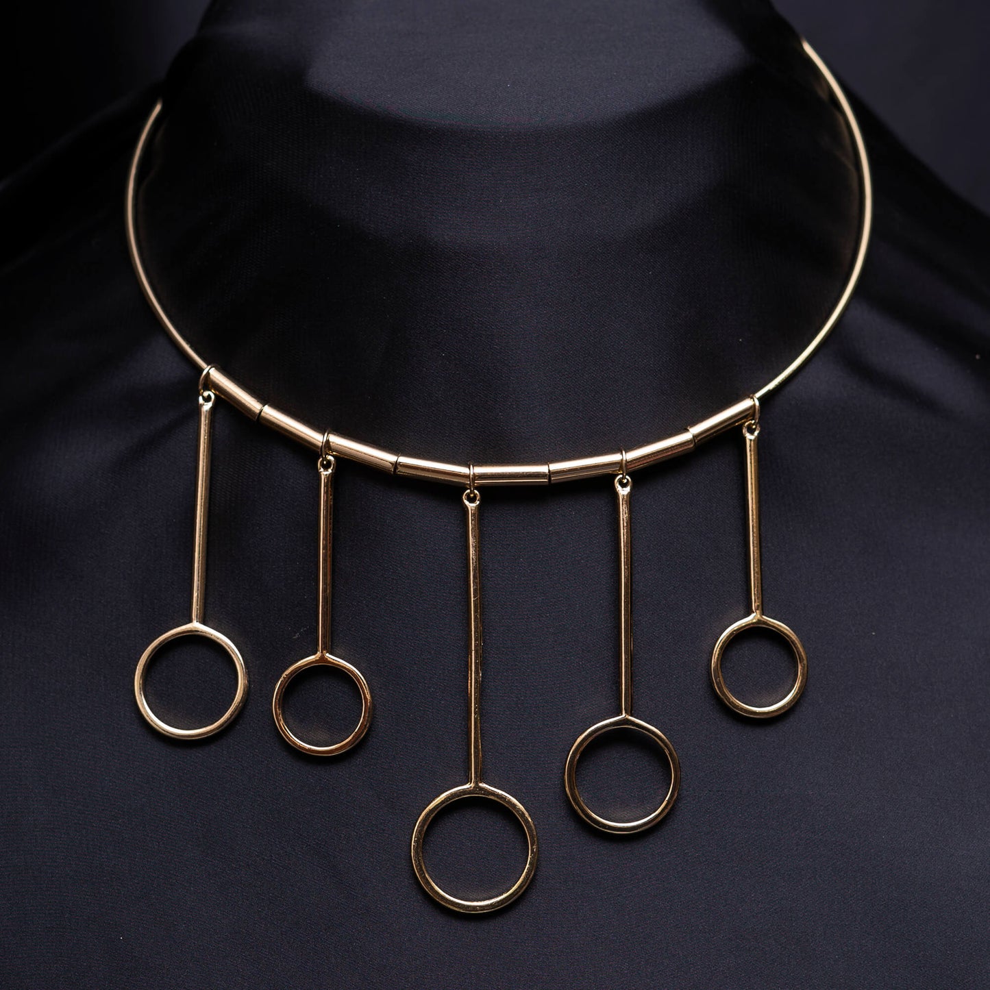 Golden Circles Necklace