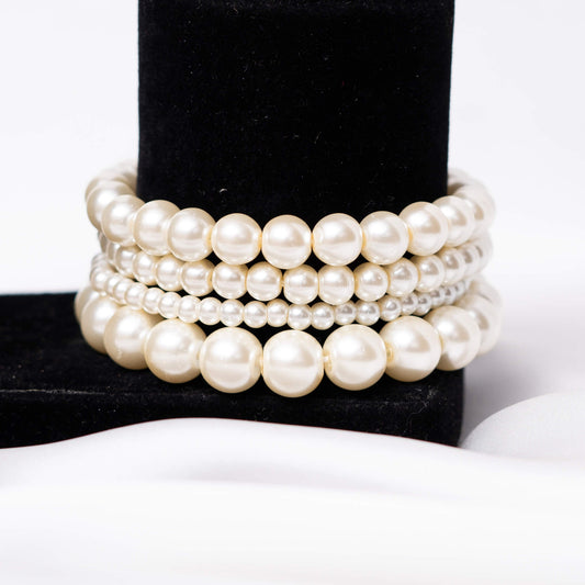 Multi Layered Pearls Bracelet