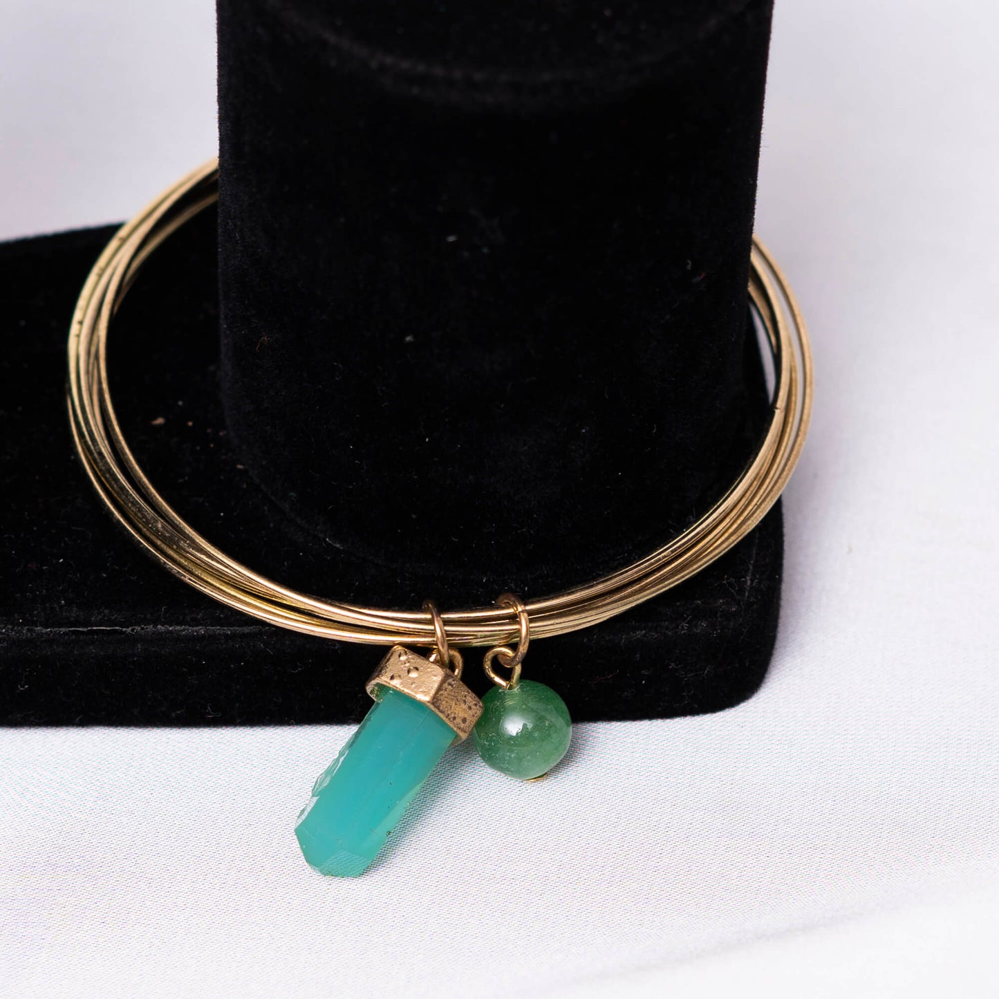 Cyan N Golden Bracelet