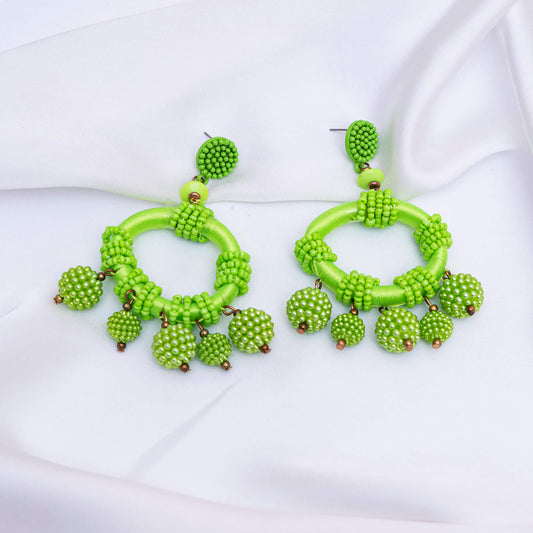 Green Earrings