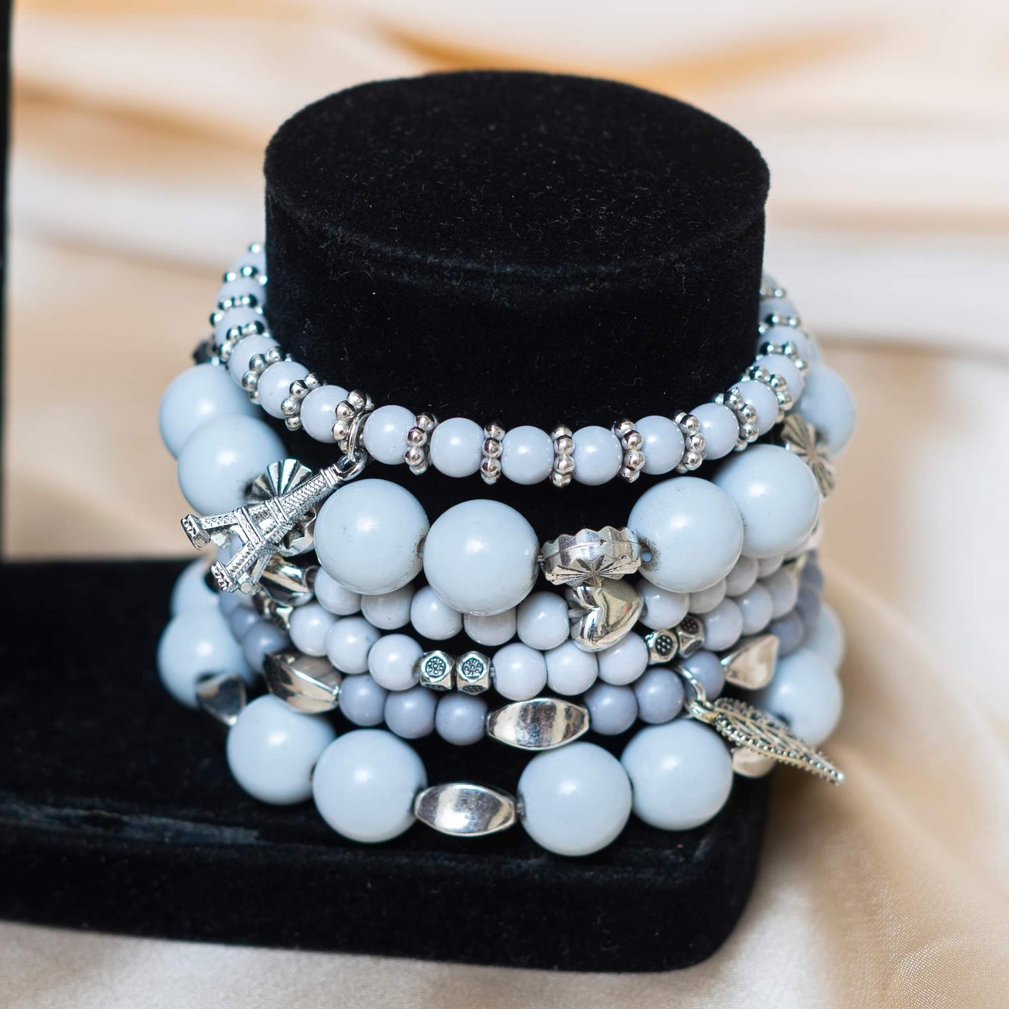 Blue Layered Bracelet