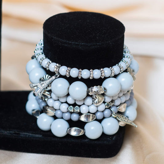Blue Layered Bracelet